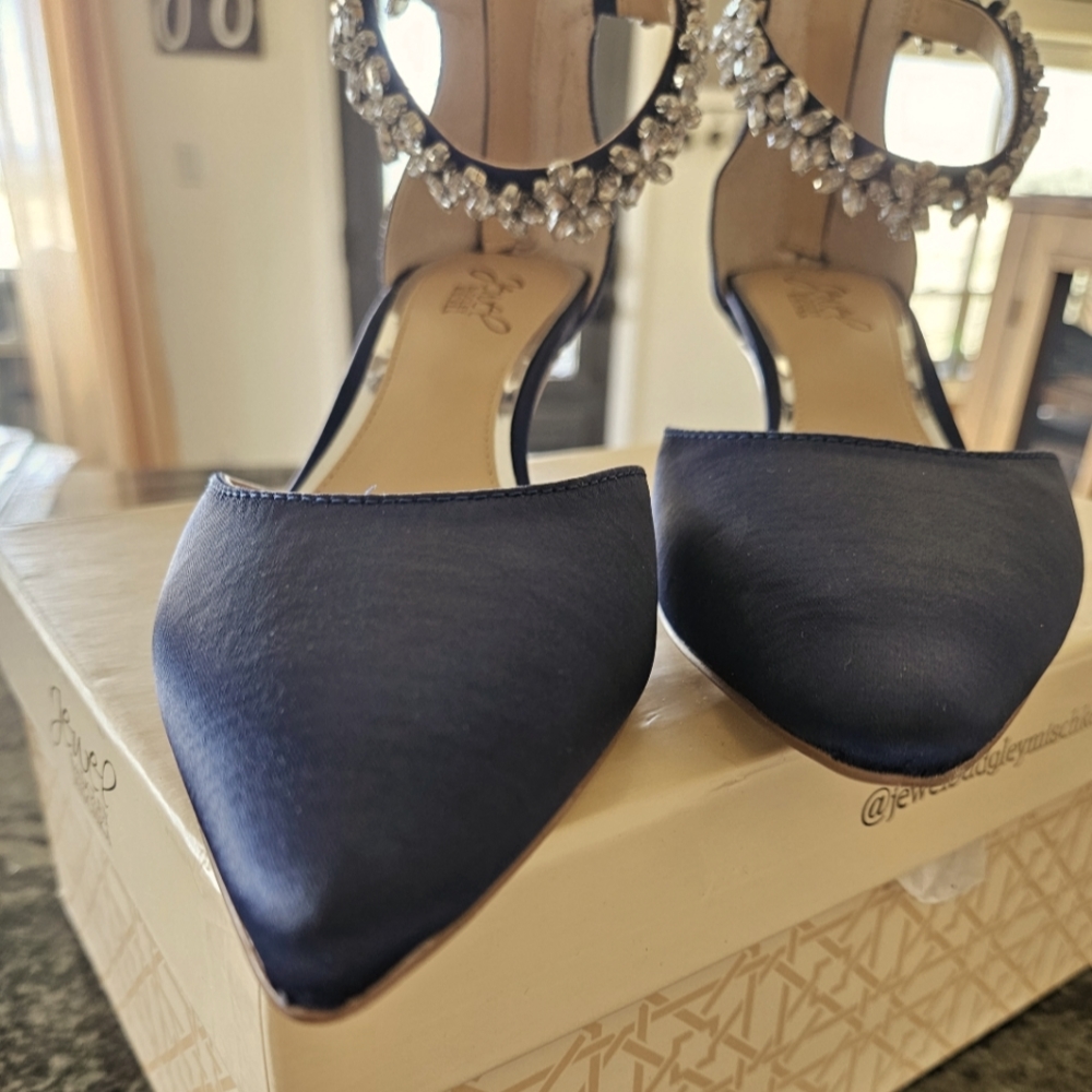 Navy Blue dress heels